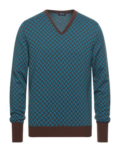 Drumohr Sweaters In Brown