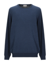 Brooksfield Sweaters In Slate Blue