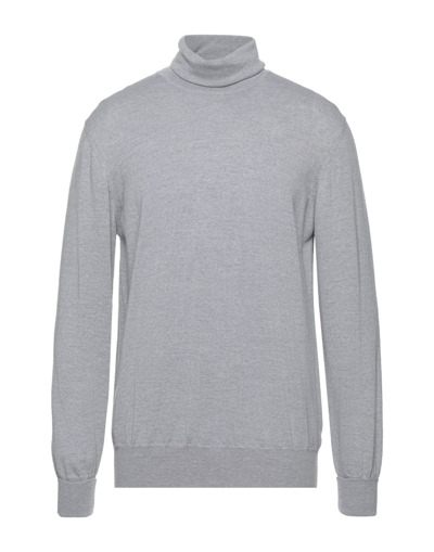Alpha Studio Turtlenecks In Light Grey