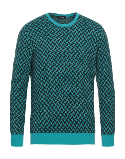 Drumohr Sweaters In Turquoise