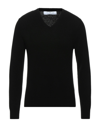 Malo Sweaters In Black