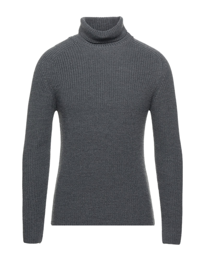 Vneck Turtlenecks In Lead