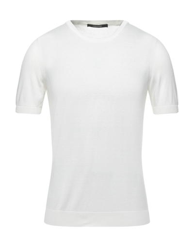 Tagliatore Sweaters In White