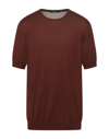 Tagliatore Sweaters In Brown