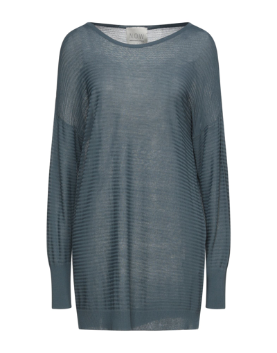 N.o.w. Andrea Rosati Cashmere Sweaters In Blue