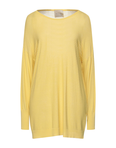 N.o.w. Andrea Rosati Cashmere Sweaters In Yellow