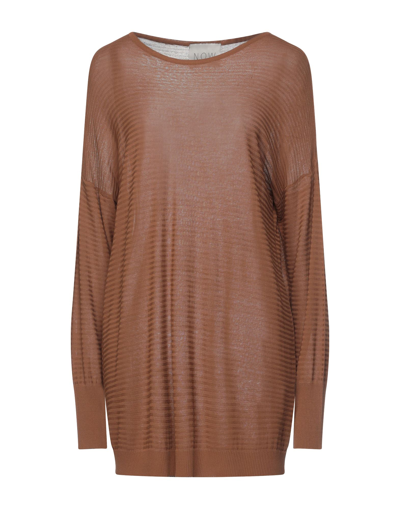 N.o.w. Andrea Rosati Cashmere Sweaters In Brown