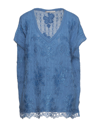 Ermanno Scervino Sweaters In Slate Blue