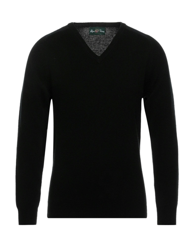 Alan Paine Sweaters In Black