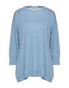Peserico Sweaters In Sky Blue