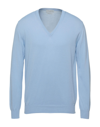 Ballantyne Sweaters In Sky Blue