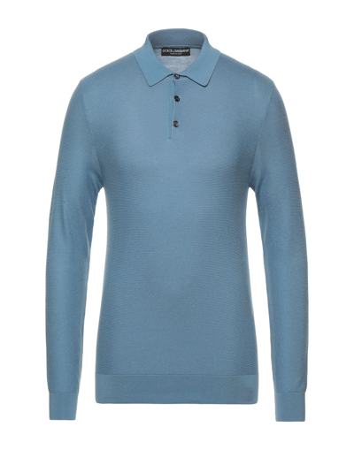 Dolce & Gabbana Sweaters In Blue