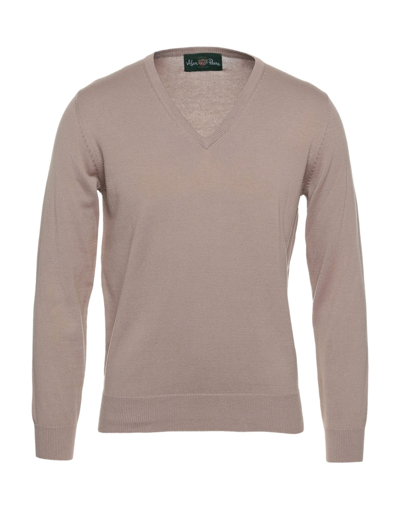 Alan Paine Sweaters In Blush