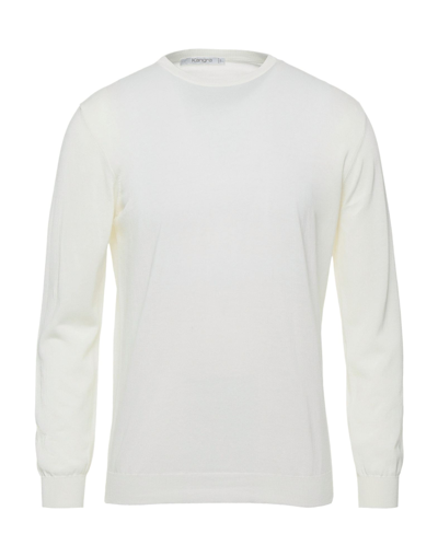 Kangra Cashmere Sweaters In Ivory