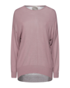 N.o.w. Andrea Rosati Cashmere Sweaters In Pastel Pink
