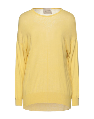 N.o.w. Andrea Rosati Cashmere Sweaters In Yellow