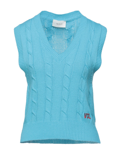 Vicolo Sweaters In Blue