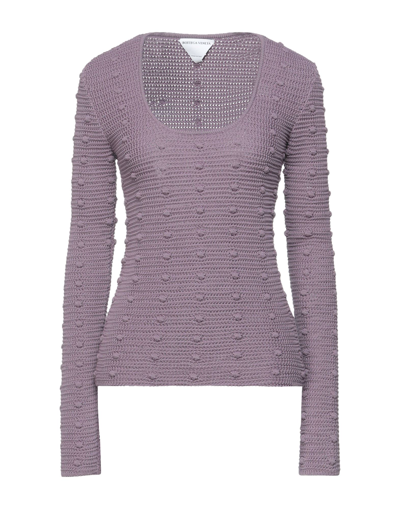 Bottega Veneta Sweaters In Purple