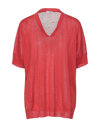 Peserico Sweaters In Red