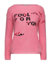 ERMANNO SCERVINO ERMANNO SCERVINO WOMAN SWEATER PINK SIZE 6 CASHMERE, COTTON,14180030OU 3