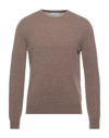 Malo Sweaters In Beige