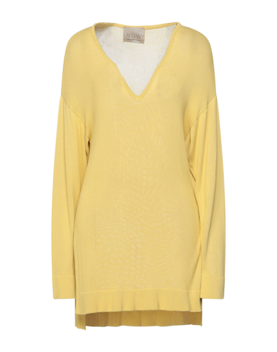 N.o.w. Andrea Rosati Cashmere Sweaters In Yellow