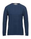 Daniele Fiesoli Man Sweater Midnight Blue Size Xxl Cashmere In Blue