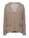 Rossopuro Cardigans In Khaki