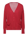 Rossopuro Cardigans In Brick Red