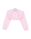 SIMONETTA SIMONETTA NEWBORN GIRL WRAP CARDIGANS PINK SIZE 1 COTTON,14124613RS 2