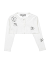 Simonetta Wrap Cardigans In White