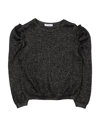 DOLCE & GABBANA DOLCE & GABBANA TODDLER GIRL SWEATER BLACK SIZE 4 VISCOSE, POLYESTER,14128792EH 1