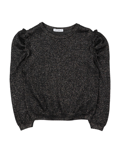 Dolce & Gabbana Babies' Sweaters In Black