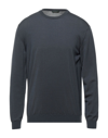 Zanone Sweaters In Steel Grey
