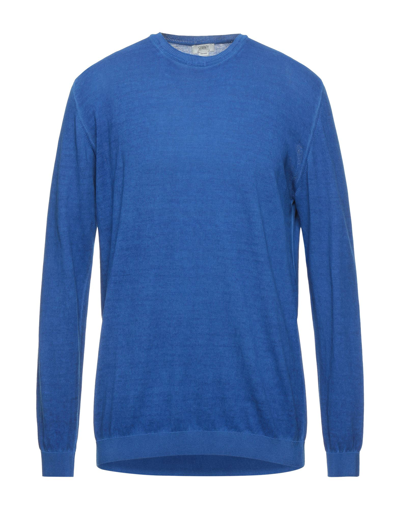Seventy Sergio Tegon Sweaters In Bright Blue