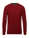 Zanone Sweaters In Brick Red
