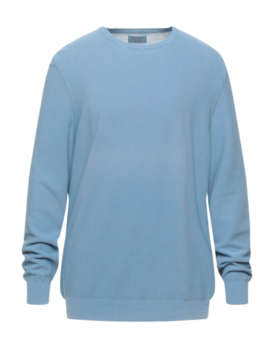 Gran Sasso Sweaters In Pastel Blue