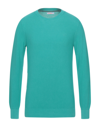 Sun 68 Sweaters In Turquoise