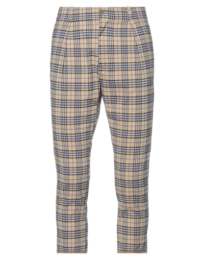 Daniele Alessandrini Cropped Pants In Beige