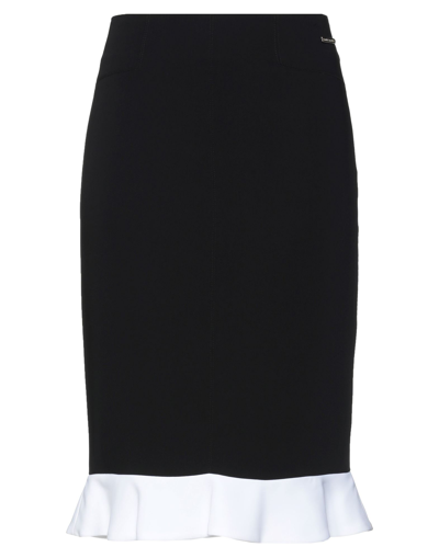 Frankie Morello Midi Skirts In Black