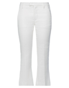 Dondup Cropped Pants In White