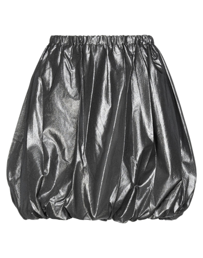 Dondup Mini Skirts In Grey