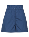 KENZO KENZO WOMAN SHORTS & BERMUDA SHORTS MIDNIGHT BLUE SIZE 8 COTTON,13638637GA 4