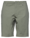 Armani Exchange Man Shorts & Bermuda Shorts Military Green Size 30 Cotton, Elastane In Sage Green