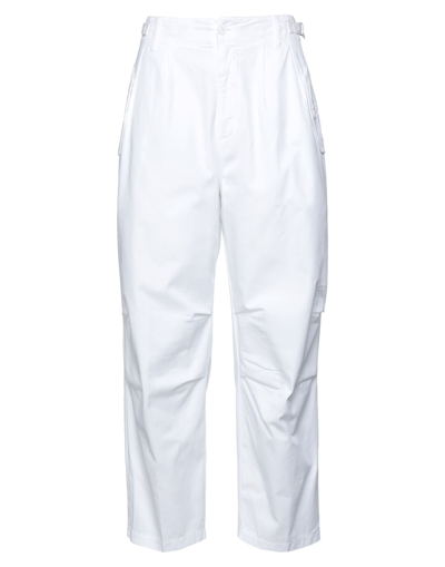 European Culture Cropped Pants In White