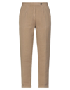 Massimo Alba Cropped Pants In Camel