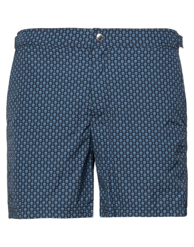 Alexander Mcqueen Man Shorts & Bermuda Shorts Blue Size 30 Polyamide, Polyester