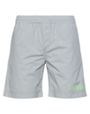 Msgm Man Shorts & Bermuda Shorts Light Grey Size 32 Polyamide, Polyurethane In Grey