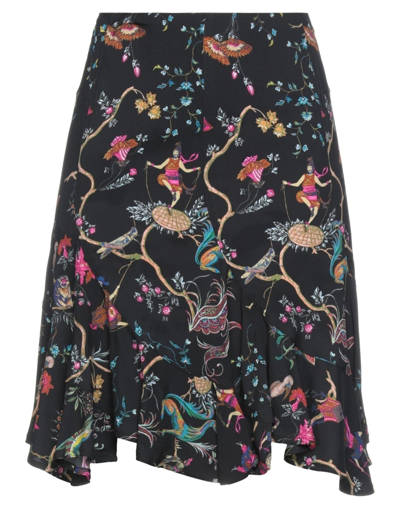 Etro Mini Skirts In Black