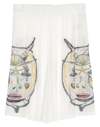 Burberry Woman Shorts & Bermuda Shorts White Size L Polyester In White